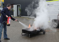 Brandsimulations-Übungslöschanlage (Brandwanne)